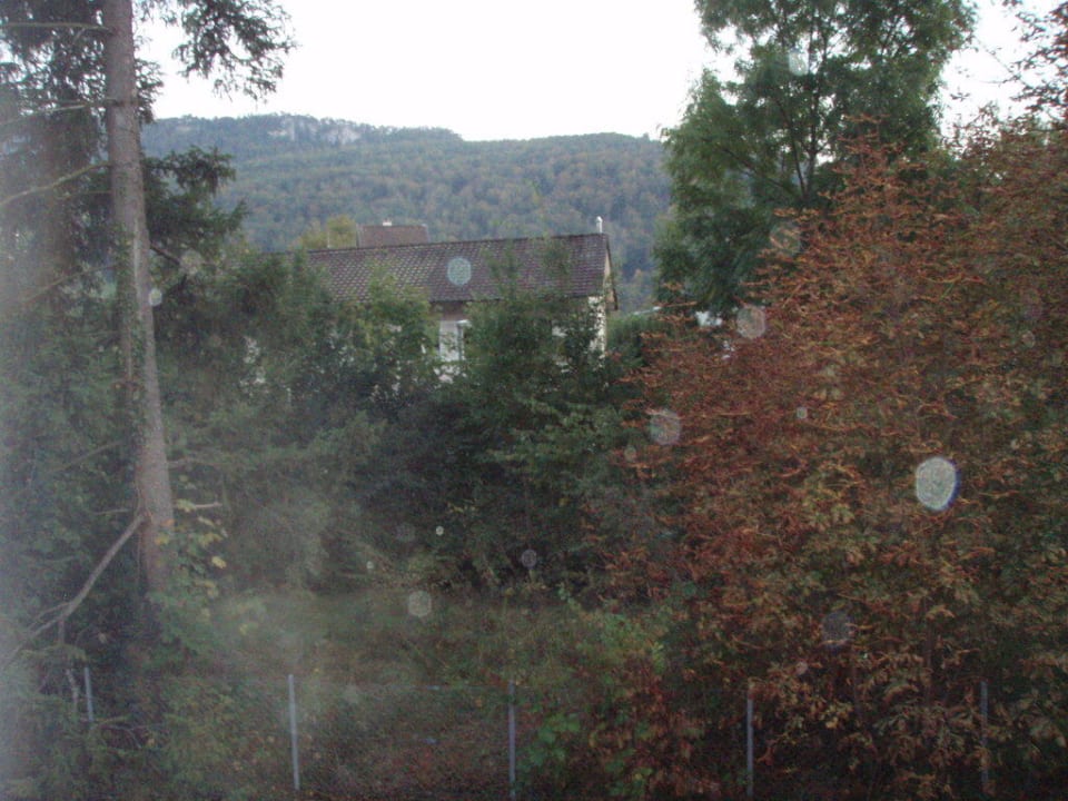 Blick vom Zimmer aus Hotel Balsthal