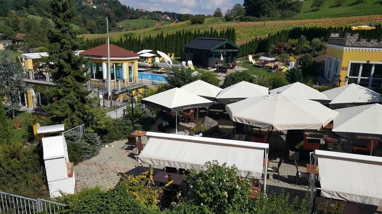 Ausblick aus dem Zimmer Schlössl Hotel Kindl
