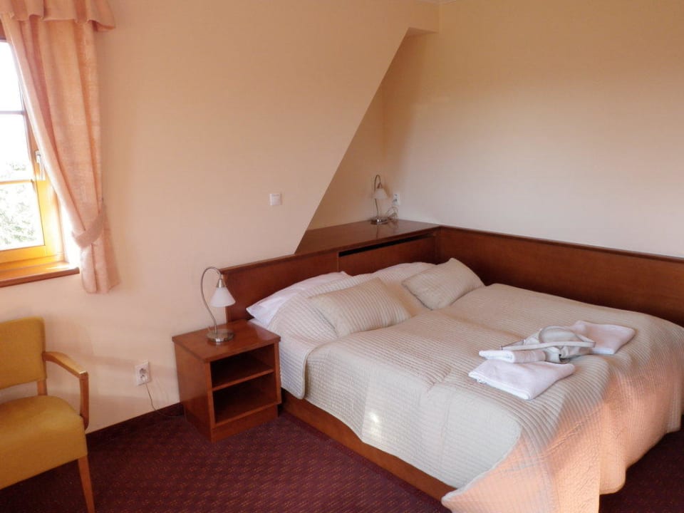 Schlafzimmer im Familienzimmer Hotel Veitsberg-Vitkova Hora