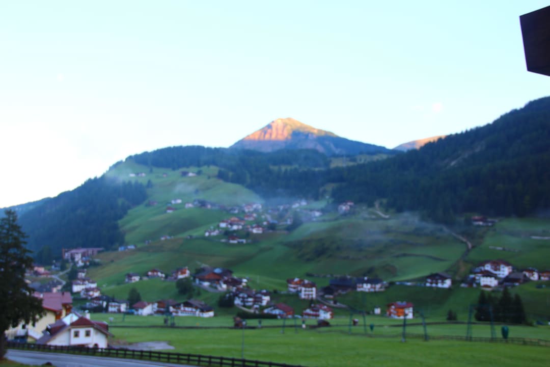 Blick vom Balkon Hotel Continental