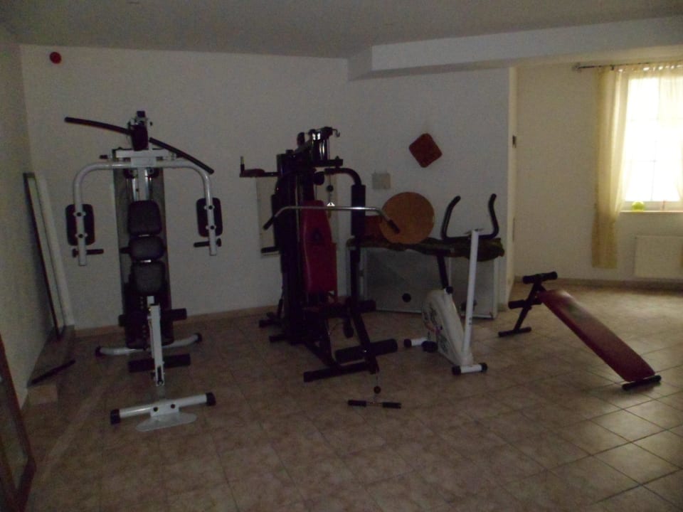 Der kleine Fitnessraum Hotel Anker