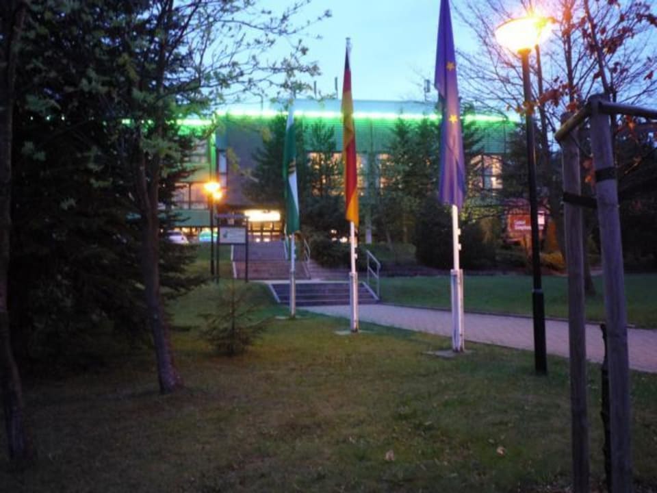 Abends am Hotel AHORN Waldhotel Altenberg