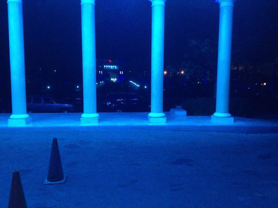 Wenn man aus dem Hotel rausgeht JAZ Aquamarine Resort