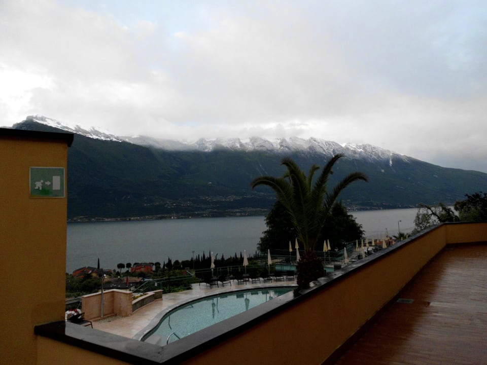 Blick von der Terrasse Hotel Cristina