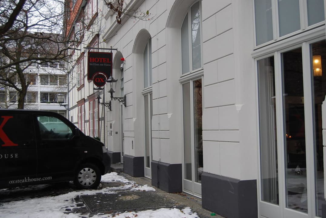 Hoteleingang Haus zur Hanse