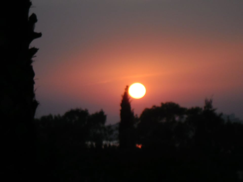 Sonnenuntergang Hotel Grand Side