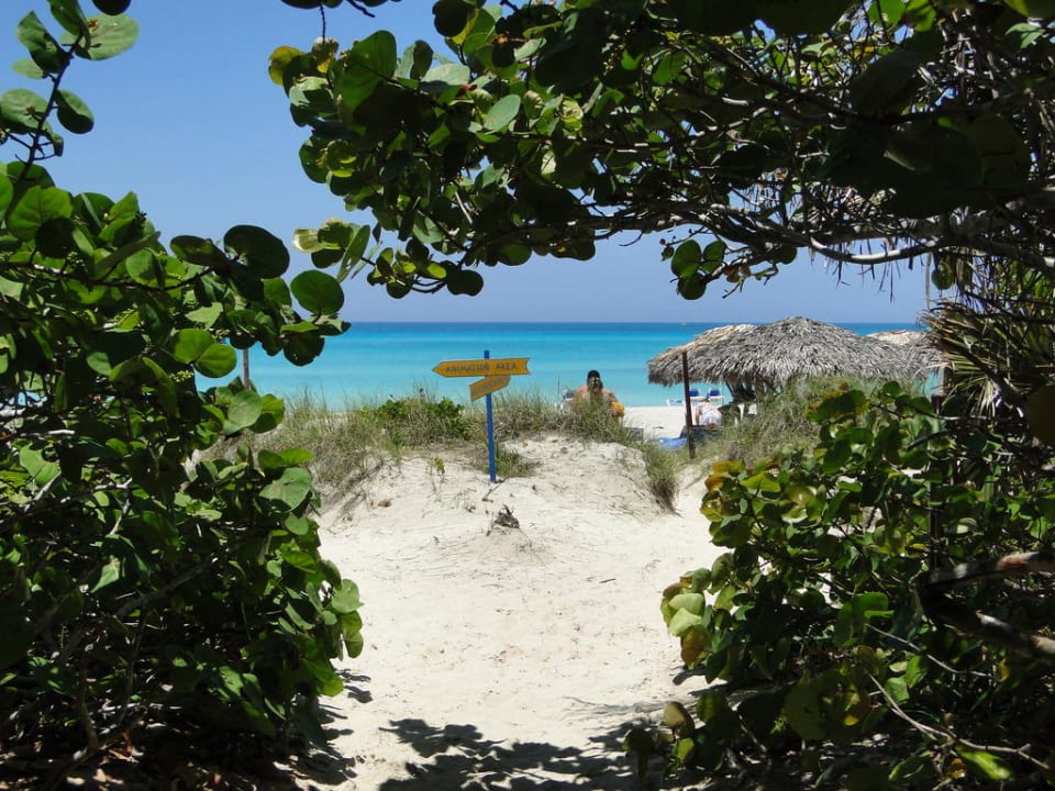 Weg vom Hotel zum Strand Melia Las Antillas - Adults only