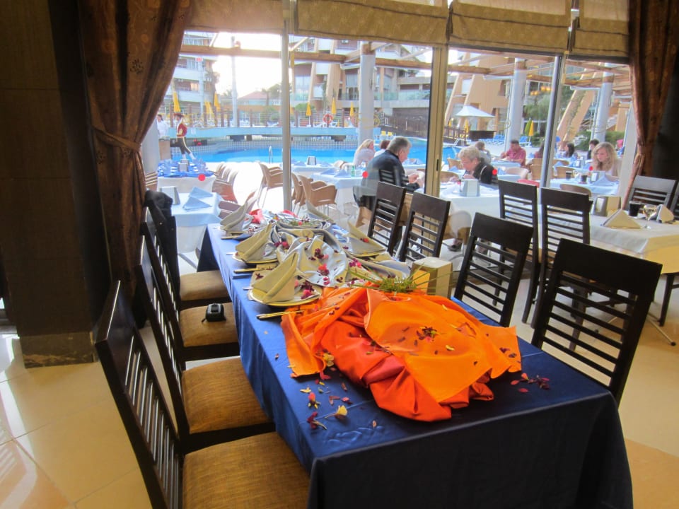 Abschiedsdeko von Mehmet und Durmus Alaiye Resort & Spa