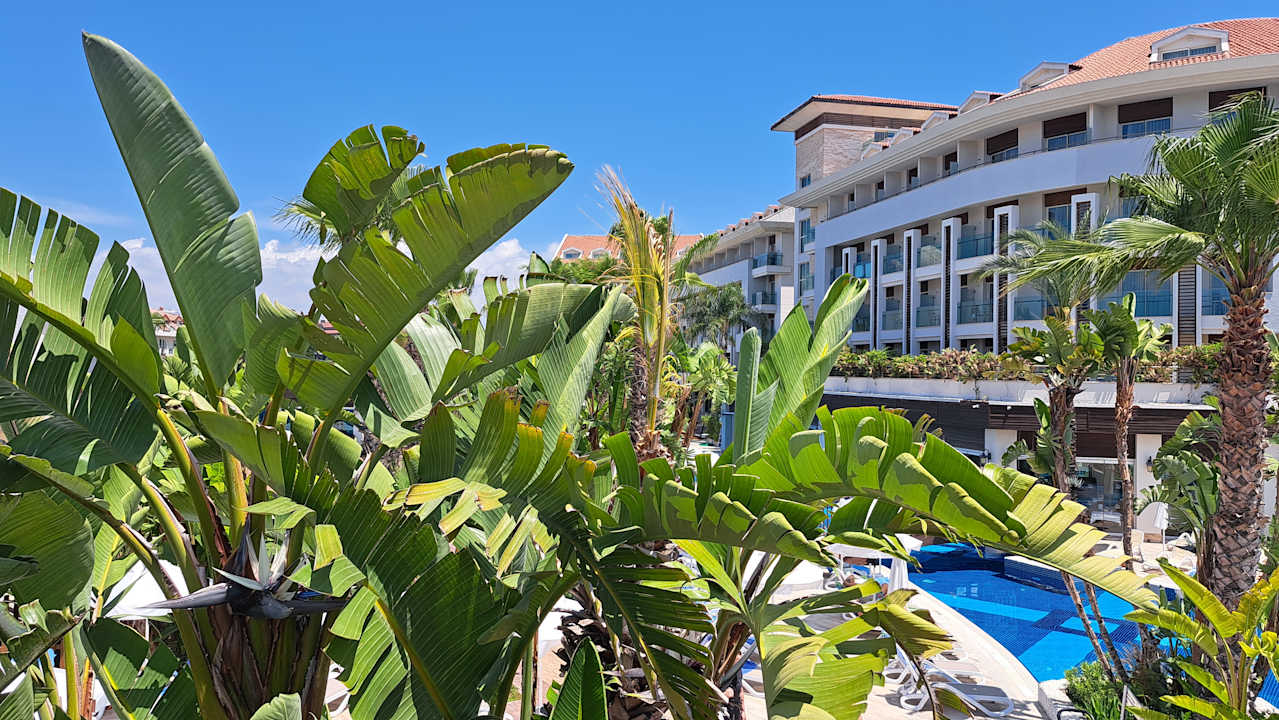 Gartenanlage Sunis Evren Beach Resort Hotel & Spa