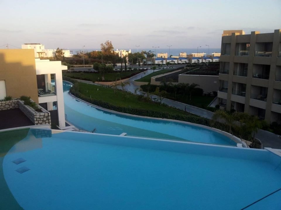 Pool unter unserem Zimmer Princess Andriana Resort & Spa