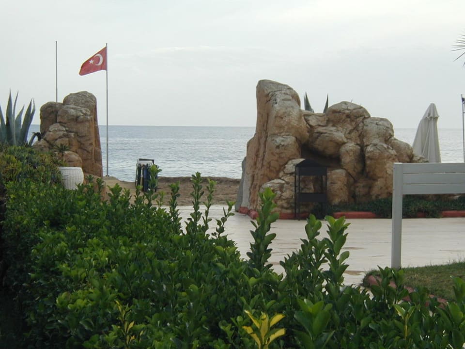 Zugang zum Strand Green Max Hotel