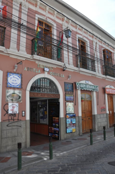 Eingang zum Hotel Posada De La Abuela Obdulia