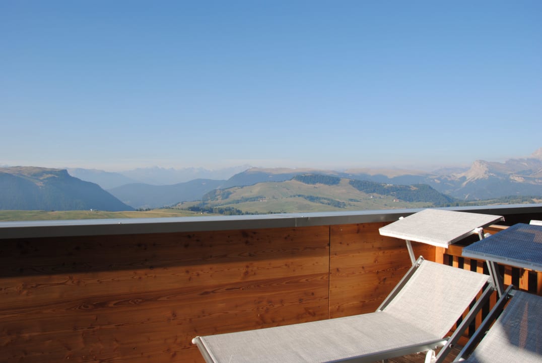 Ausblick vom Balkon Goldknopf alpine lifestyle hotel