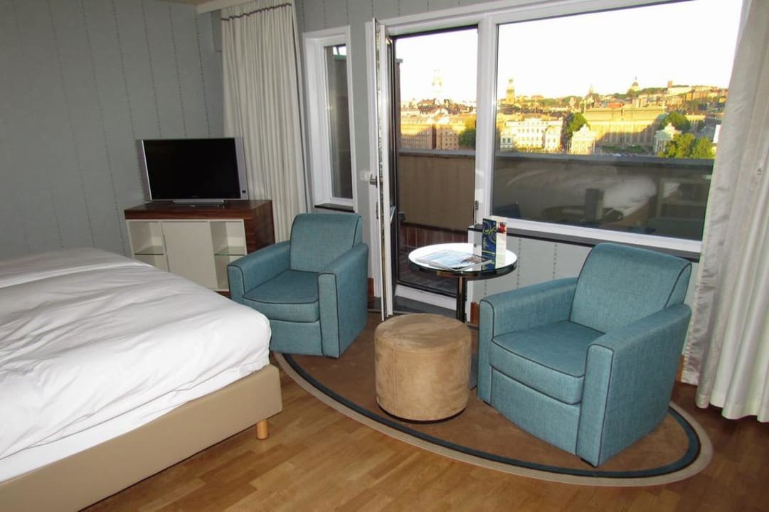 Lakeview room with balcony Hotel Sheraton Stockholm