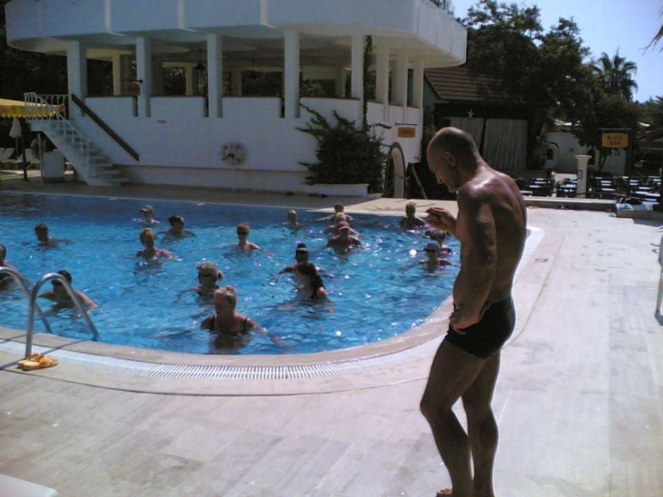 Wassergymnastik mit Ali Baba Labranda Alantur Resort