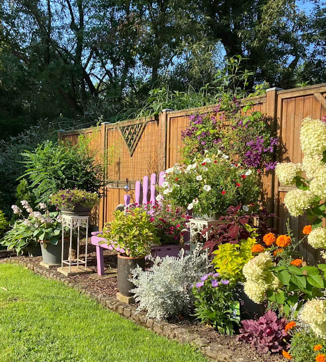 Gartenanlage Gästehaus Biedermann