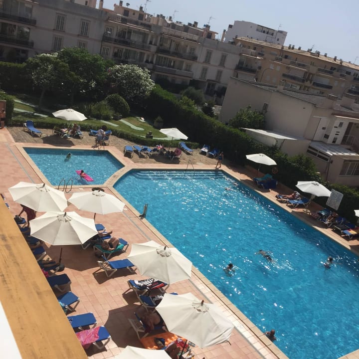 Poolblick aus Zimmer 308 Alua Leo