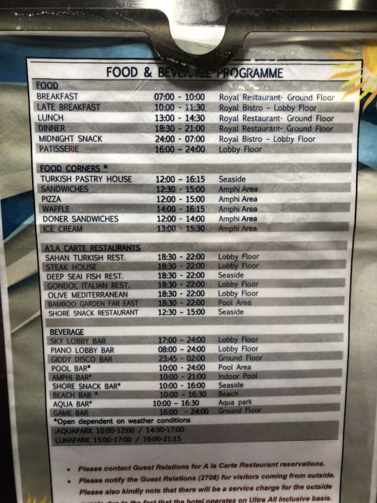 Sonstiges Royal Wings Hotel