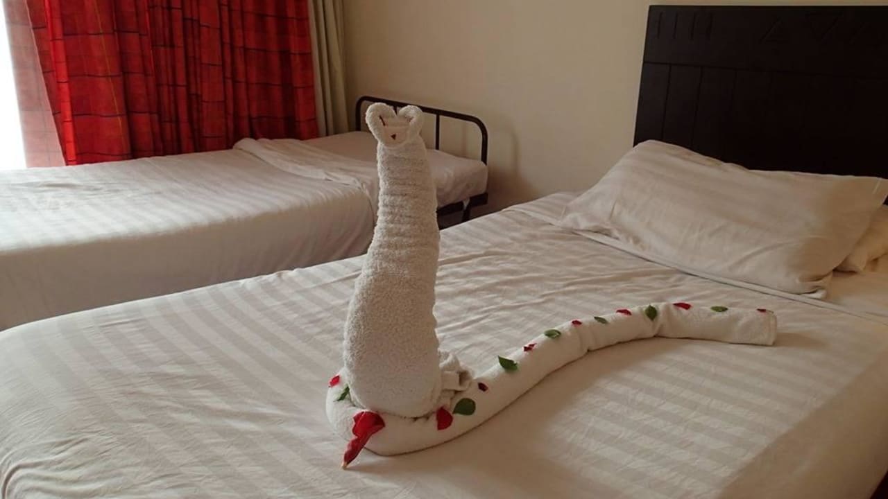 Ozdoby z ręczników Three Corners Sea Beach Resort