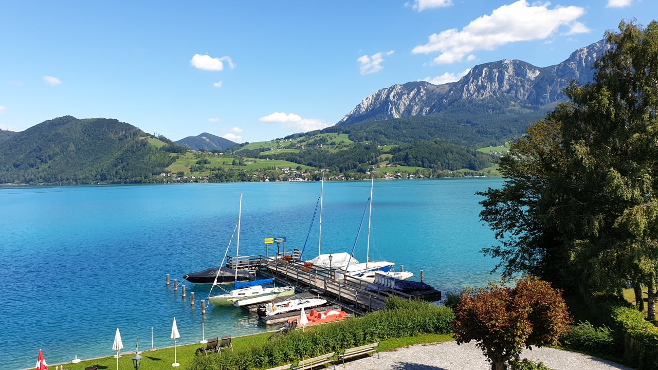 Ausblick Hotel Stadler am Attersee