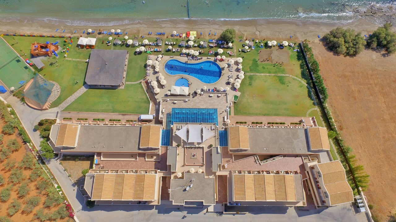 Aerial View Kiani Beach Resort Family All Inclusive