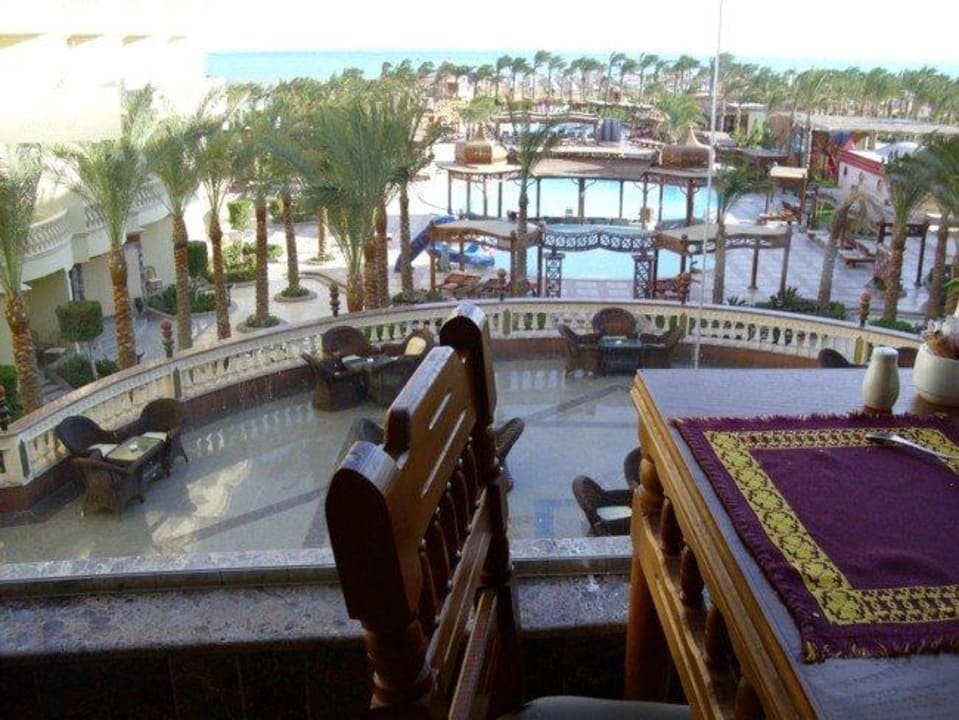 Blick aus dem Restaurant Riviera Aqua Park Resort