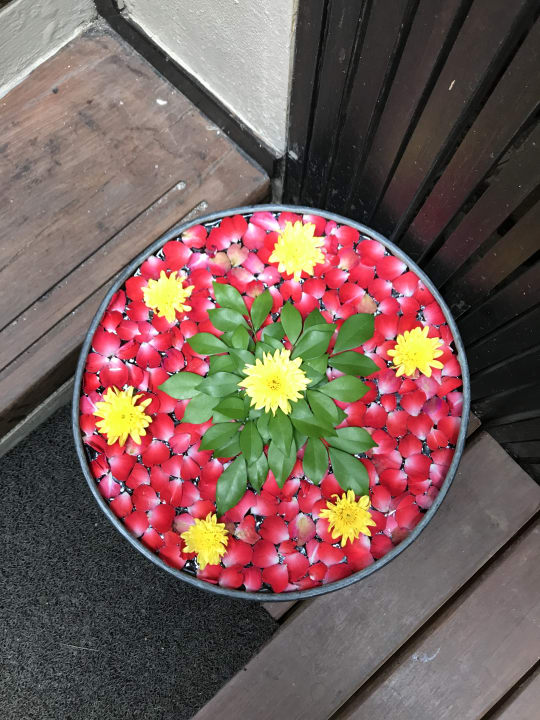 Blumendeko im Spa Silavadee Pool Spa Resort