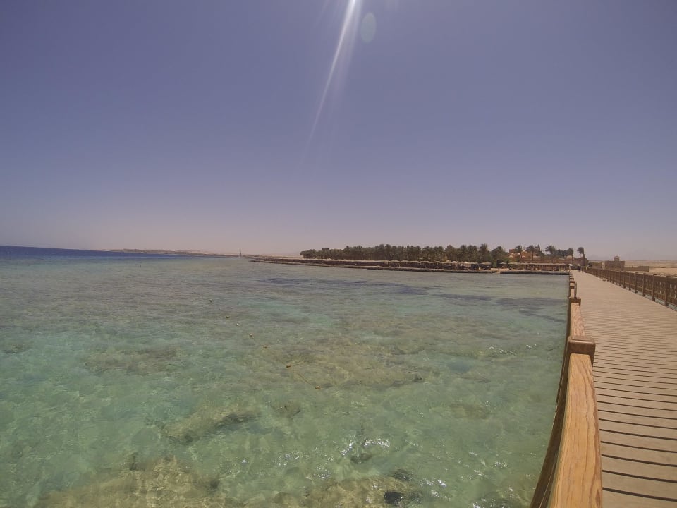 Ausblick vom Steg Makadi Palace