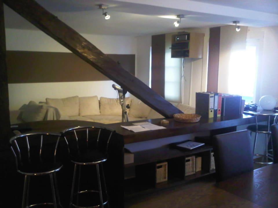 Wohnzimmer Ferienwohnung Goldenes Kreuz