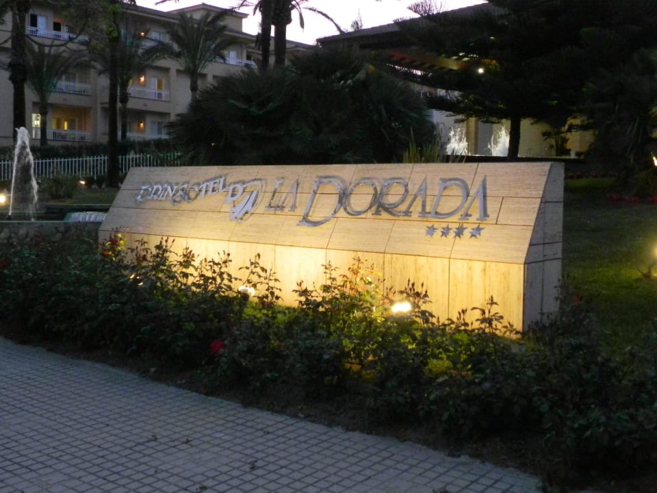 Vor dem Hotel Prinsotel La Dorada