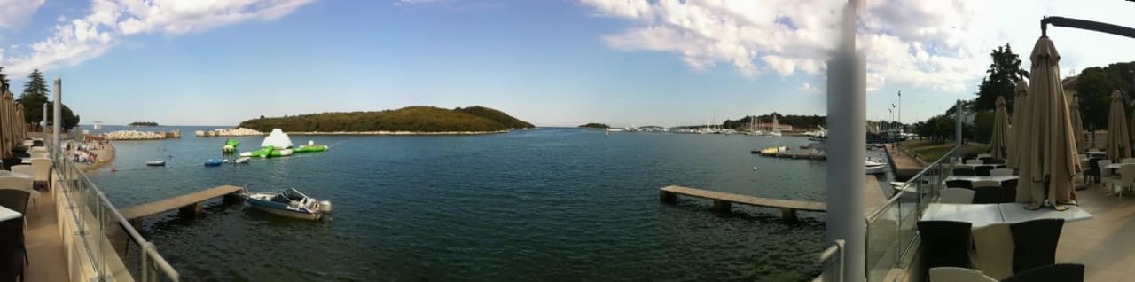 360 Grad Panorama von der Restaurantterrasse Maistra Select Belvedere Resort