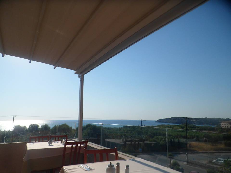 Herrlicher Ausblick beim Frühstück Atlantica Mikri Poli Rhodes