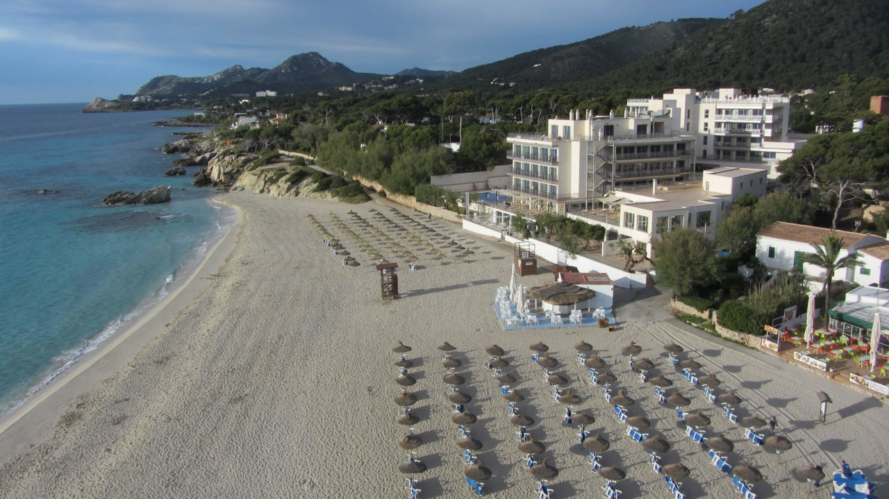 Blick vom Balkon auf Son Moll Son Moll Sentits Hotel & Spa