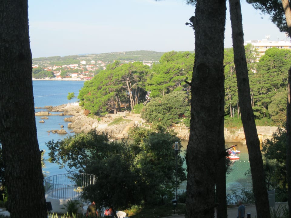 Blick vom Balkon Zimmer 355 Meerseite Sunny Krk by Valamar