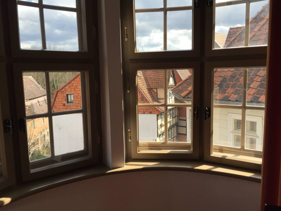 Ausblick zur Stadt Hotel Wyndham Garden Quedlinburg Stadtschloss