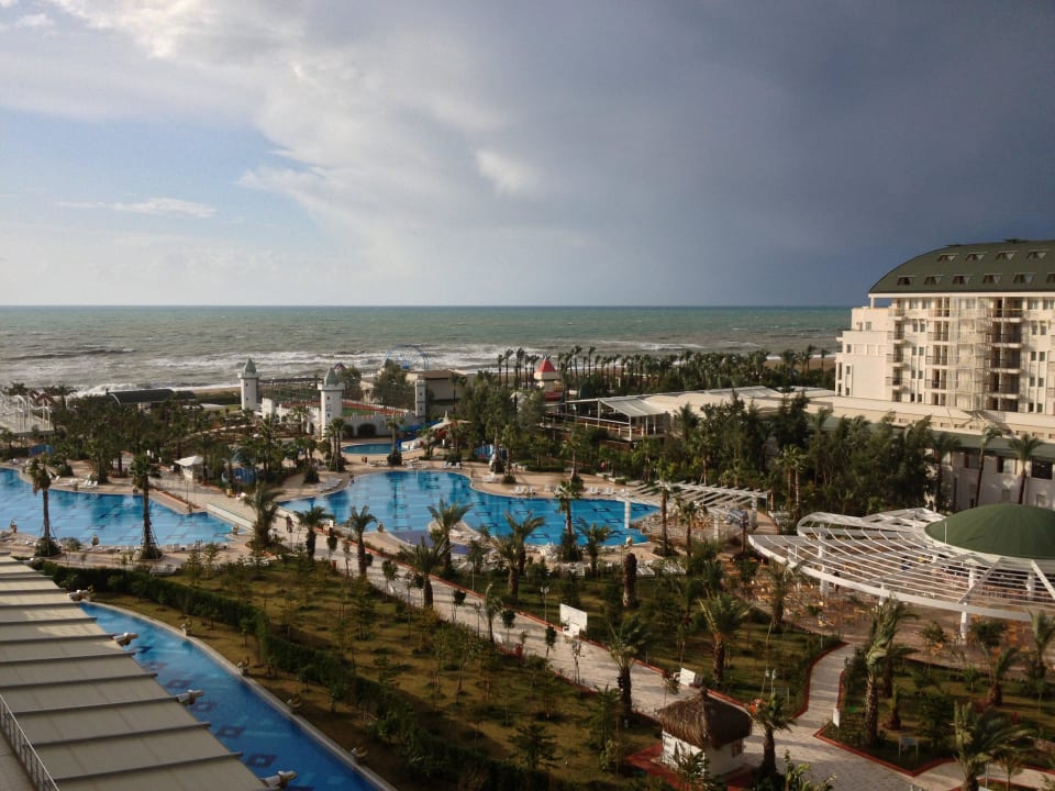 Blick vom Balkon Hotel Delphin Imperial