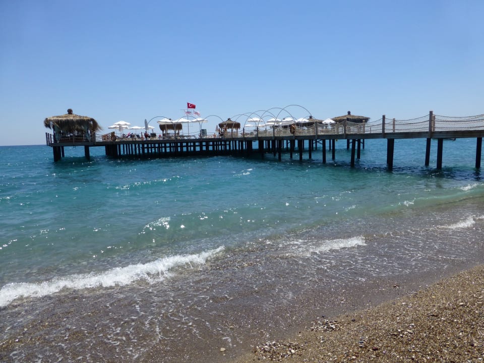 Vu plage sur ponton Hotel Club Nena
