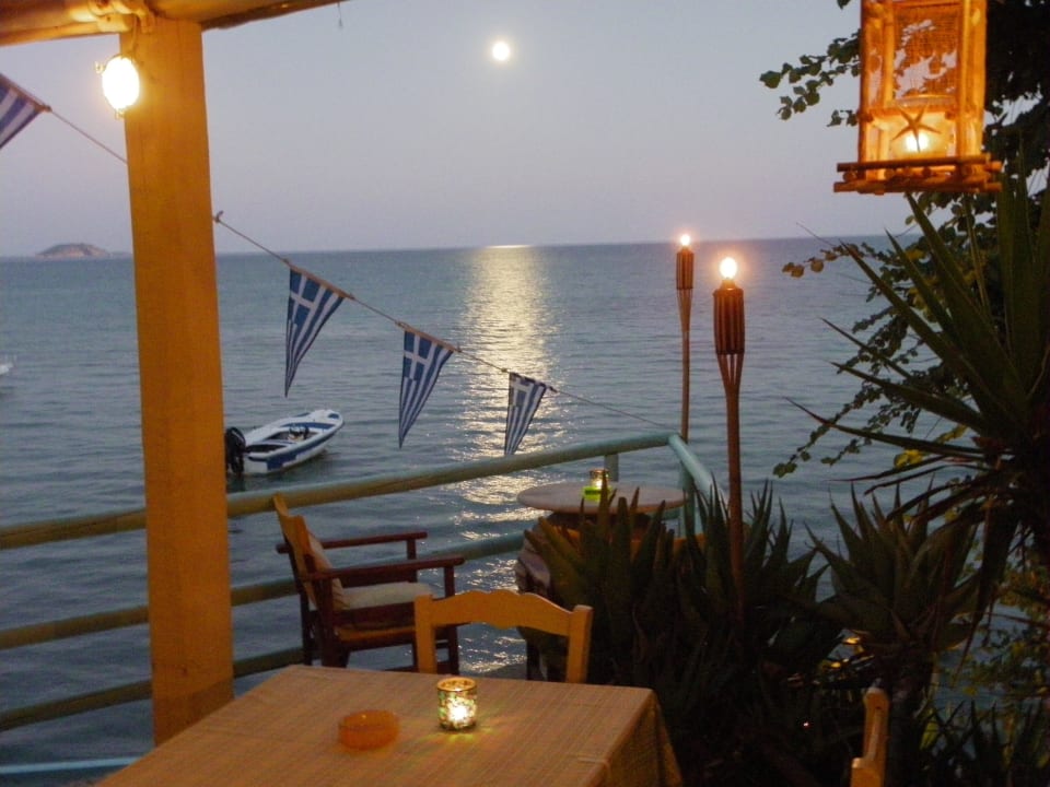 In thalassa bar Porto Koukla Beach