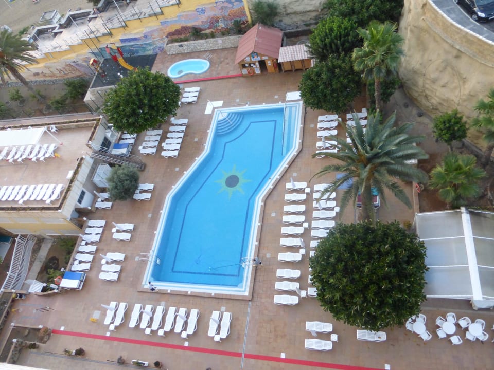 Blick vom Balkon Hotel Europalace