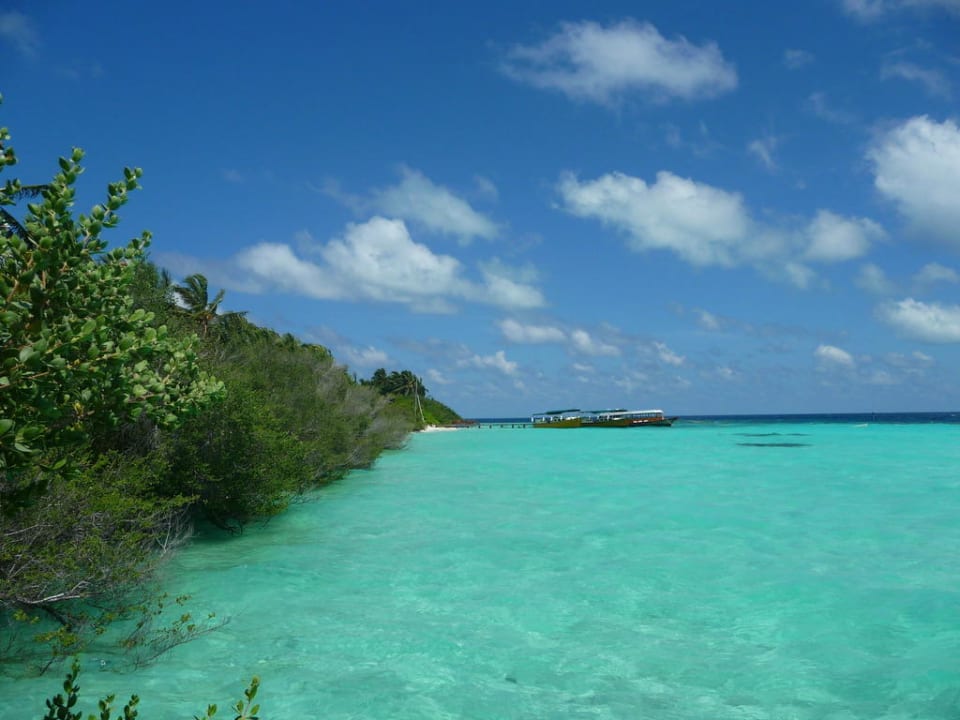 Ausblick aus dem Ozean Embudu Village