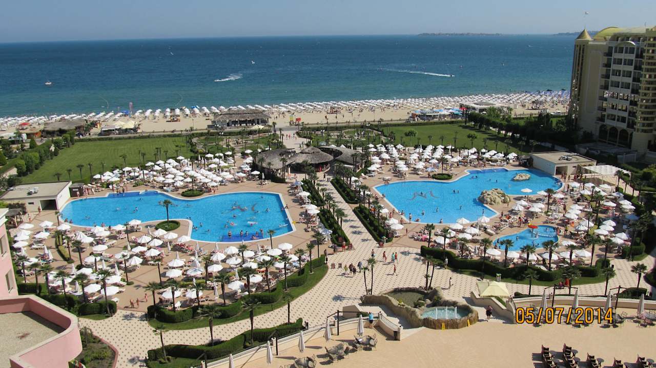 Widok z 10 piętra DIT Majestic Beach Resort