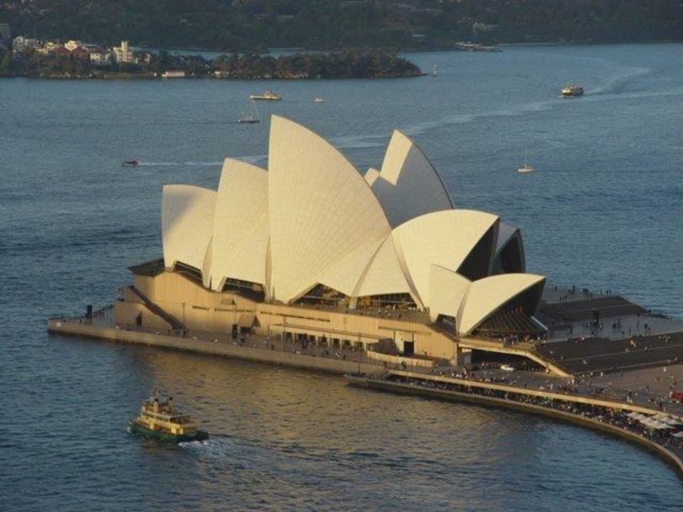 Blick von der Lounge auf die Oper Hotel Shangri-La Sydney