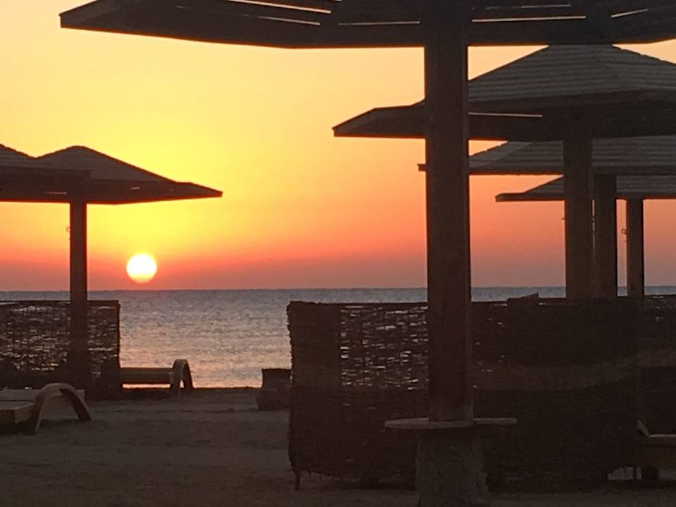 In den frühen Morgenstunden super Sonnenaufgang und am beste Shams Prestige Abu Soma-Adults Only