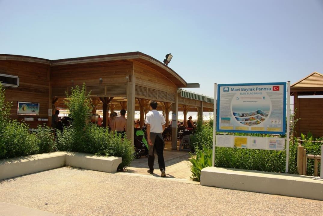 Eingang Strandrestaurant Sentido Trendy Verbena Beach