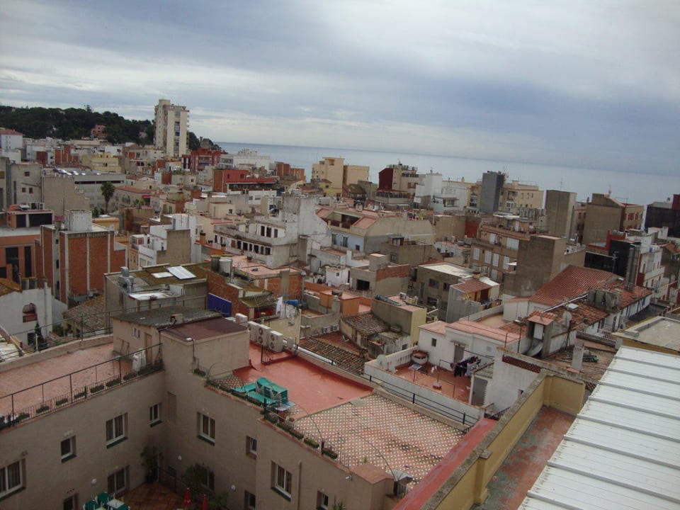 Ausblick vom Zimmer im 7. Stock Hotel Caribe Youth Only