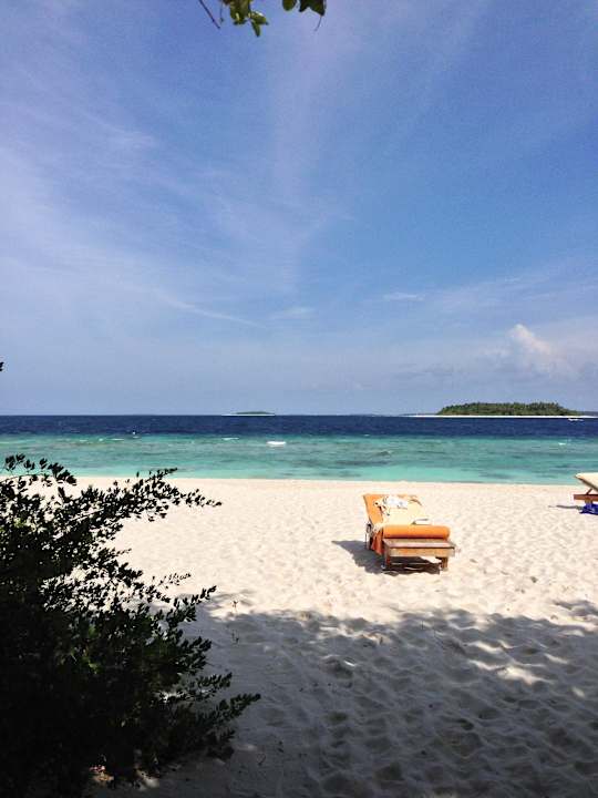Ausblick vom Bungalow NH Collection Maldives Reethi Resort