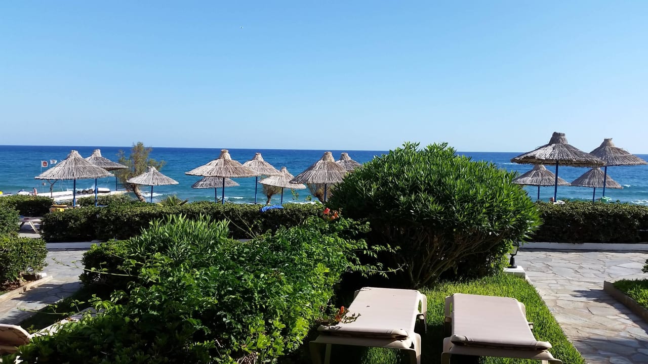 Blick aus dem Zimmer Alexander Beach Hotel & Village Resort