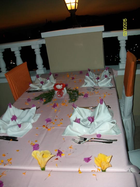 Geburtstagstisch  Hotel Club Paradiso