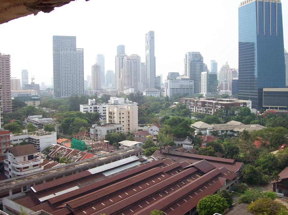 Ausblick vom Dach Pinnacle Lumpinee Park Hotel