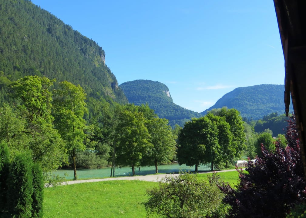Ausblick von einer Fewo Gästehaus Kilianmühle